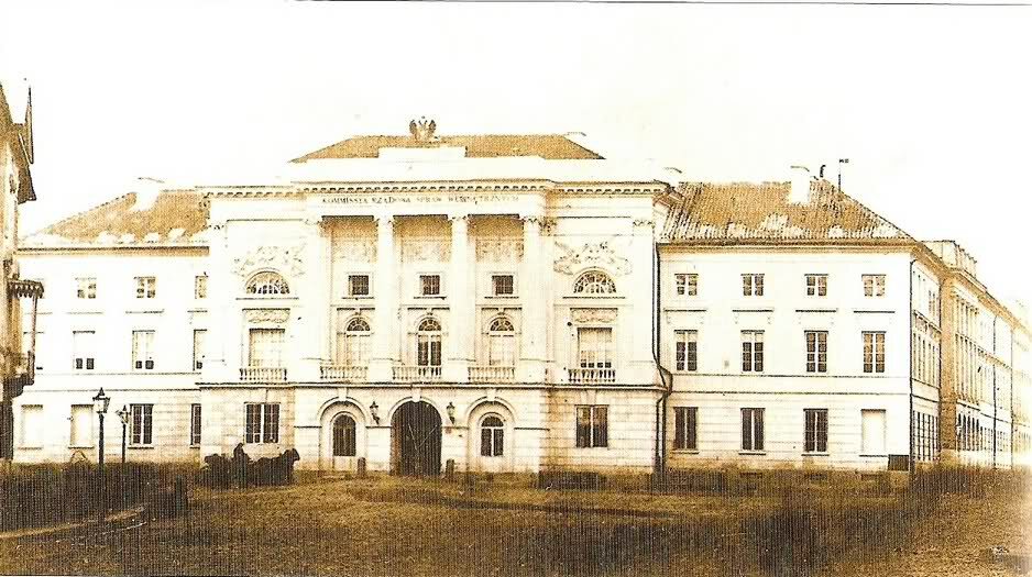 Pałac Mostowskich w końcu XIX wieku
